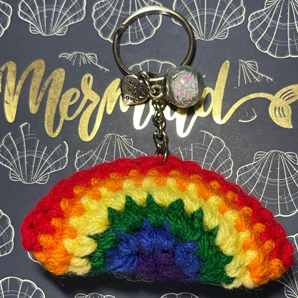 Rainbow Pride Keychain